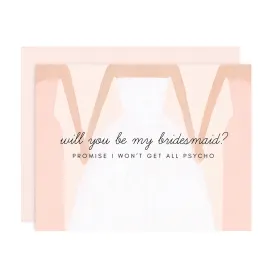 Be My Bridesmaid Card