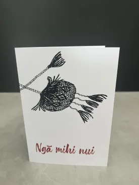 Ngā mihi nui - Folded Card