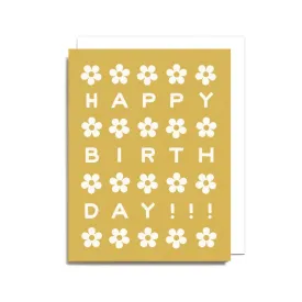 Worthwhile Paper - Birthday Daisies Card