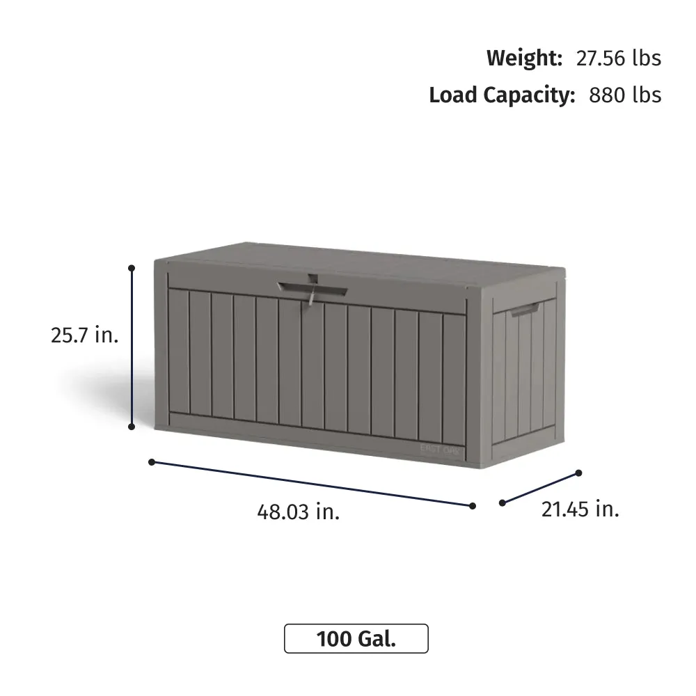 100 Gallon Waterproof Deck Box