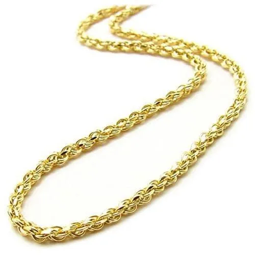 1.0mm Flex Rope Chain in Gold