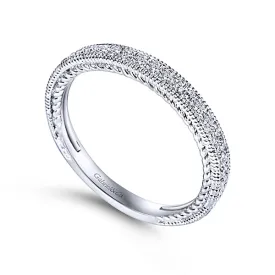 14k White Gold Diamond Band - WB8823W44JJ