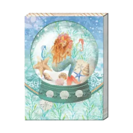 3 x 4 Note Pad  Coastal Mermaid Globe  46038