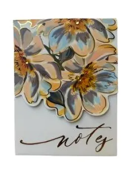 3 x 4 Note Pad   Flowers   47070