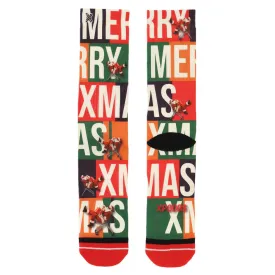 60318 Santa Shopping Men’s Socks