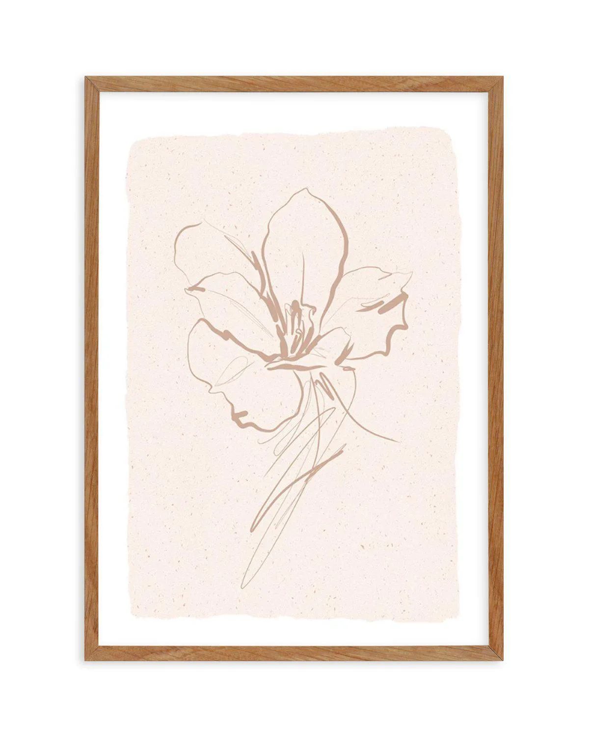 Abstract Botanical | Lily Art Print