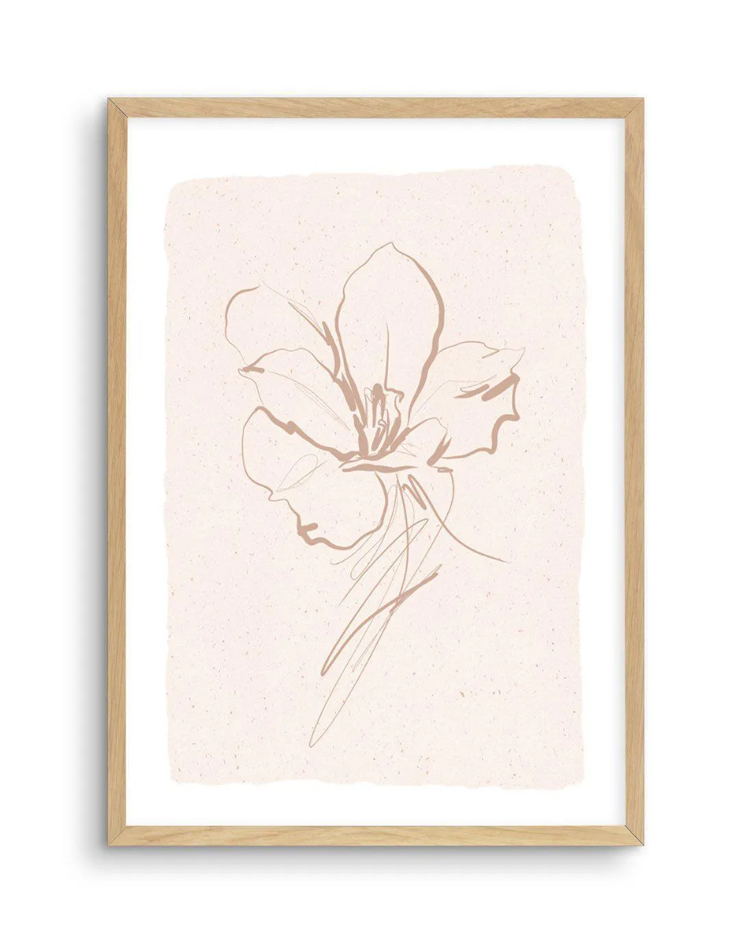 Abstract Botanical | Lily Art Print