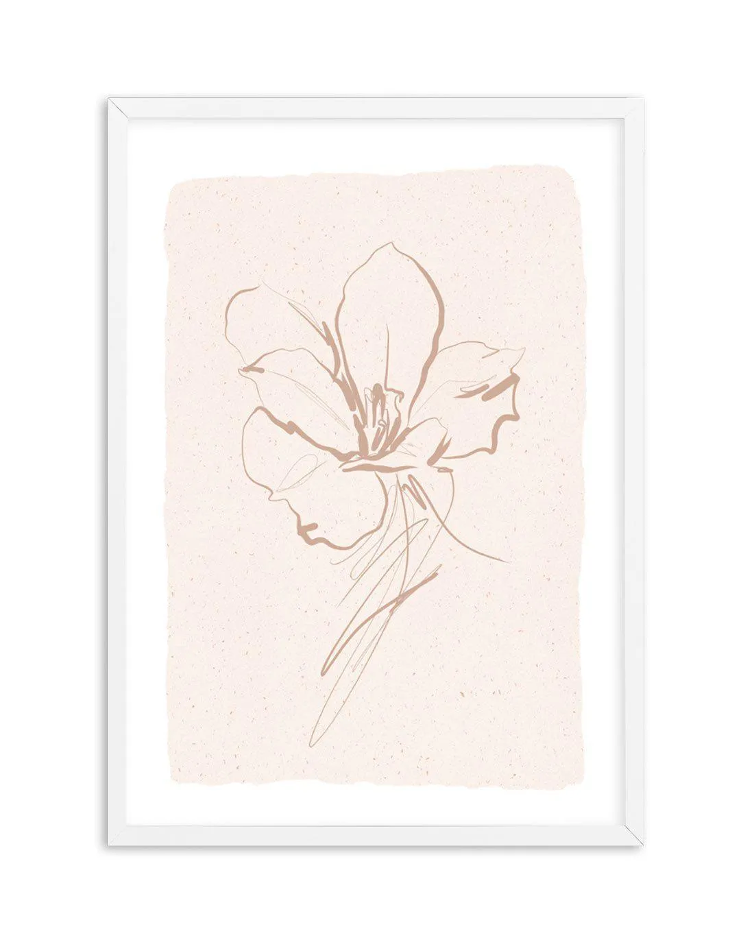 Abstract Botanical | Lily Art Print