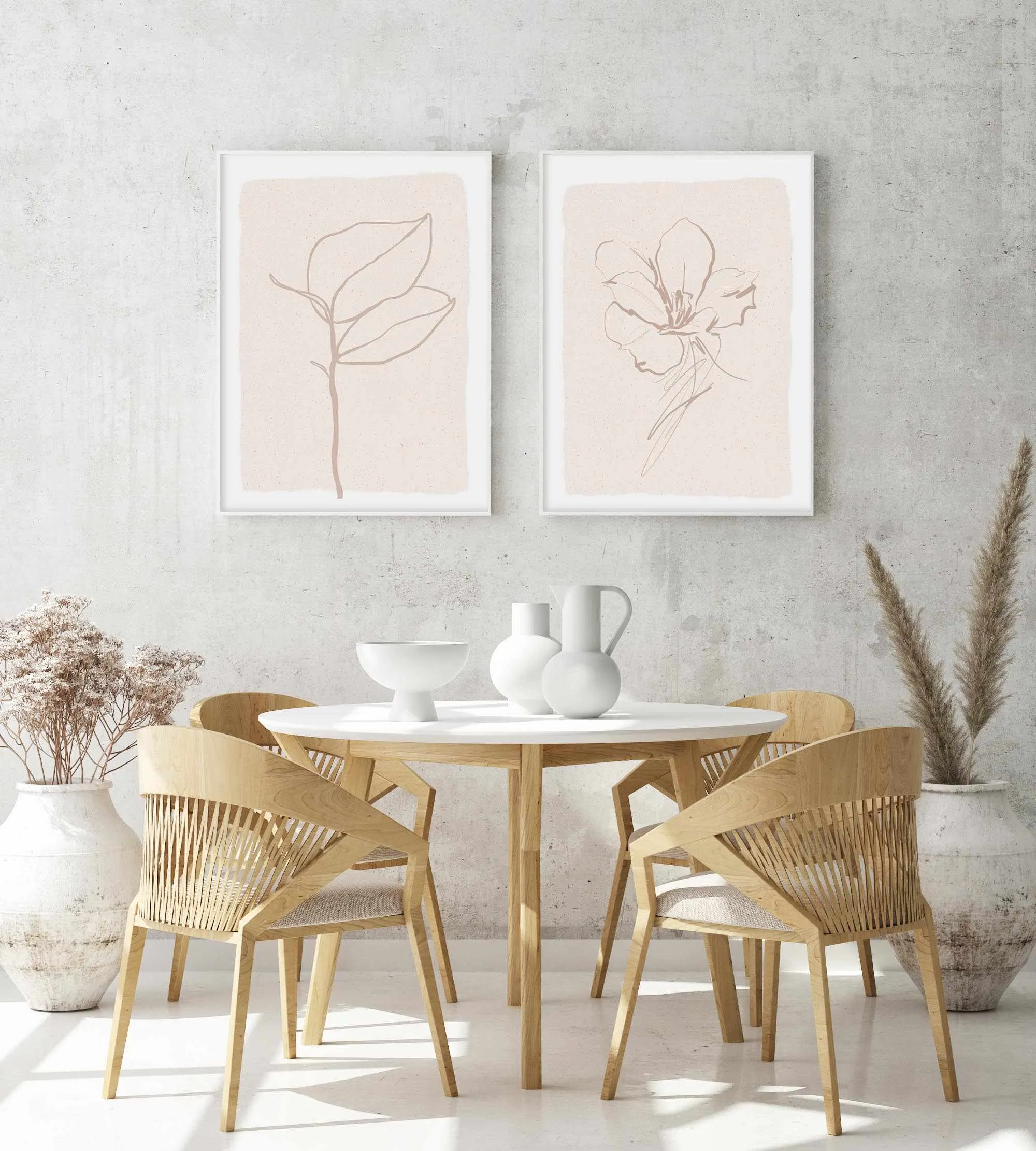 Abstract Botanical | Lily Art Print