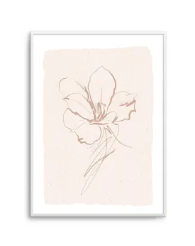 Abstract Botanical | Lily Art Print