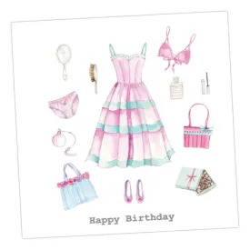 All things Girls Love Birthday Card