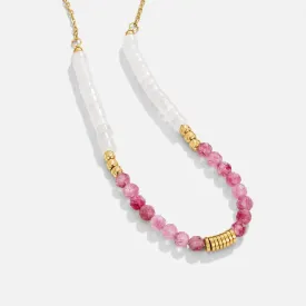 Amelia Pink Stone Necklace