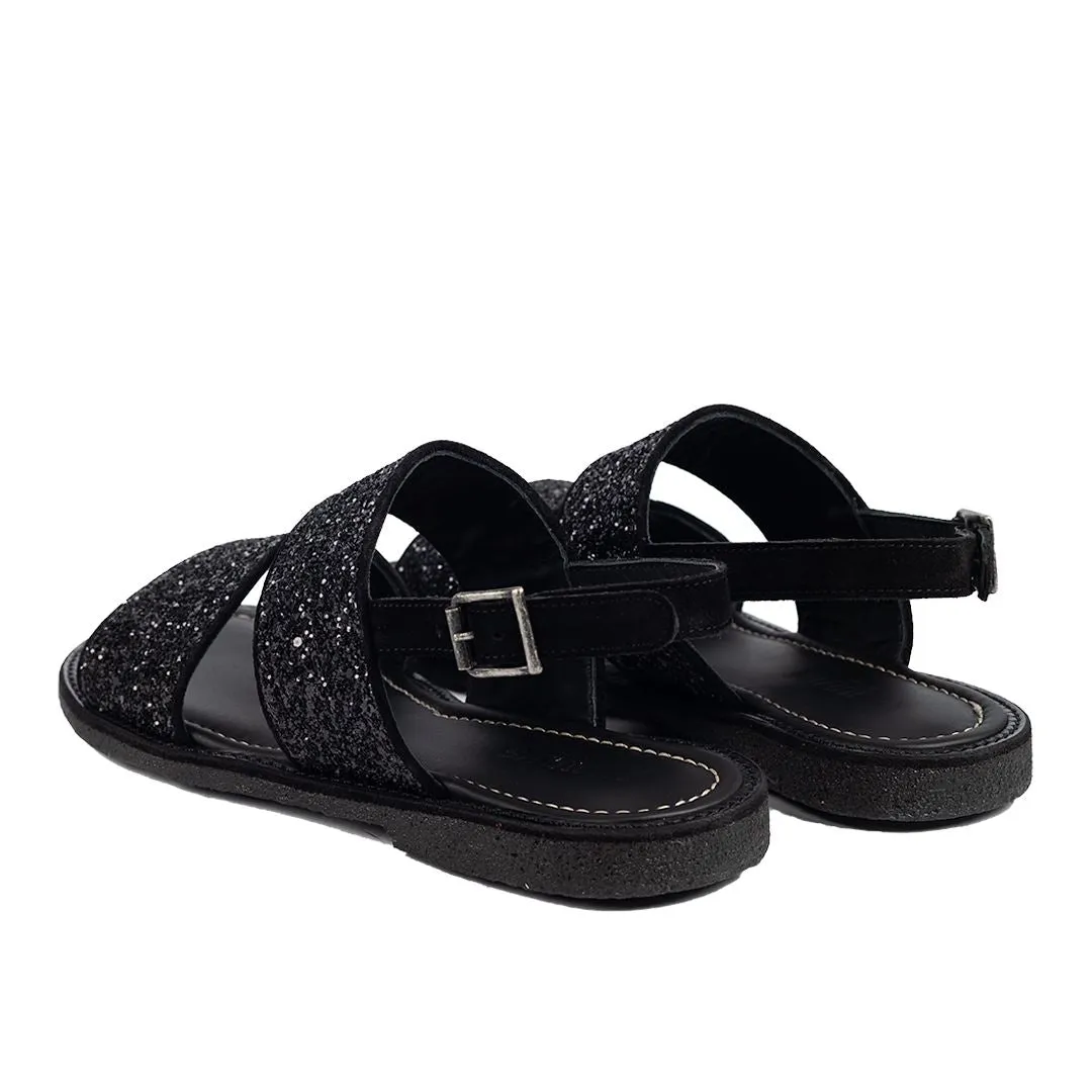 Angulus - Sandal - 1163/2486 Black/Black Glitter