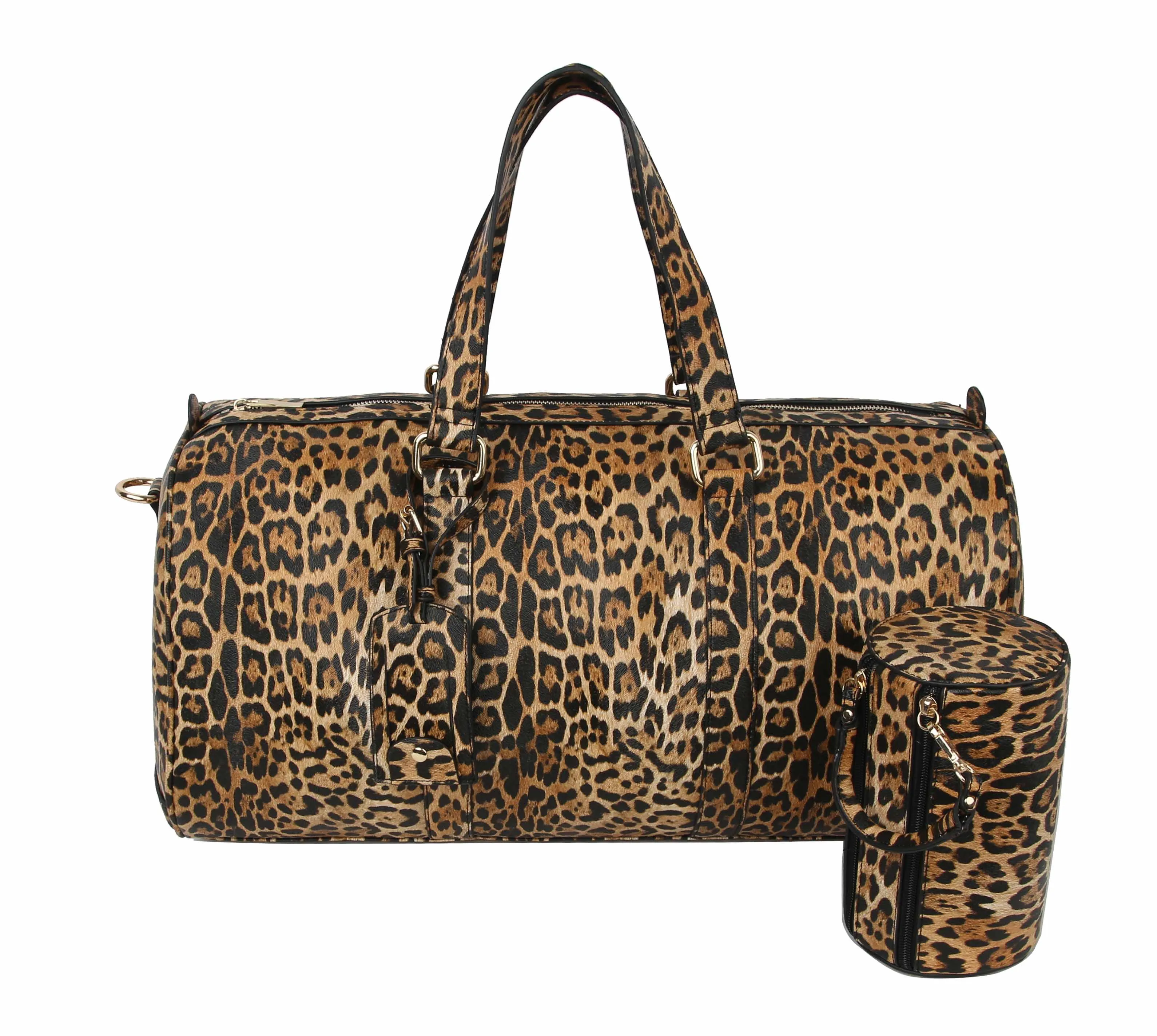 Animal Printed Leopard Weekender Travel Duffel Bag