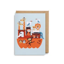 Ark Mini Greetings Card by Ingela P. Arrhenius for Lagom Design