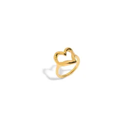 ASYMMETRIC HEART RING