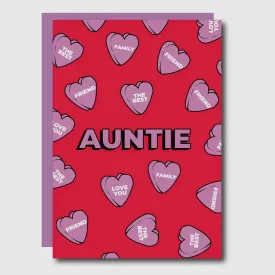 Auntie Heart Card