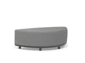 Ayla Arc Ottoman in Dark Grey