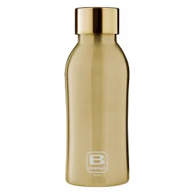 B BOTTLE BRUSHED GOLD