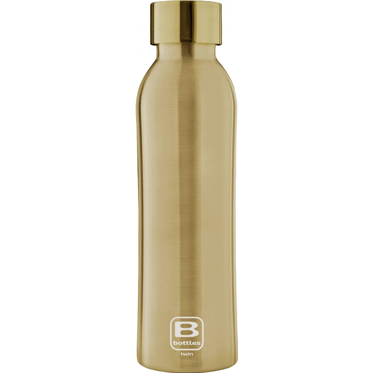 B BOTTLE BRUSHED GOLD