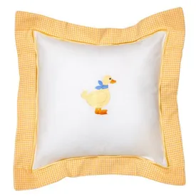 Baby Pillow Cover in Duck Yellow