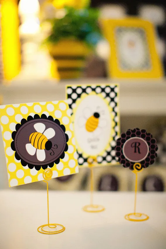 Banner Letters | Happy Honeybee | UPRINT | Schoolgirl Style