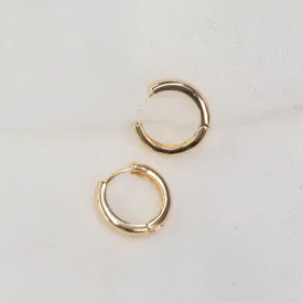 Basic Huggie Gold Hoops