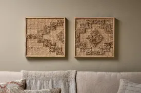 Bawal Hemp & Jute Wall Art - Natural