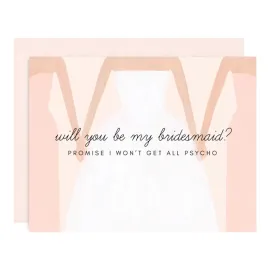 Be My Bridesmaid Greeting Card