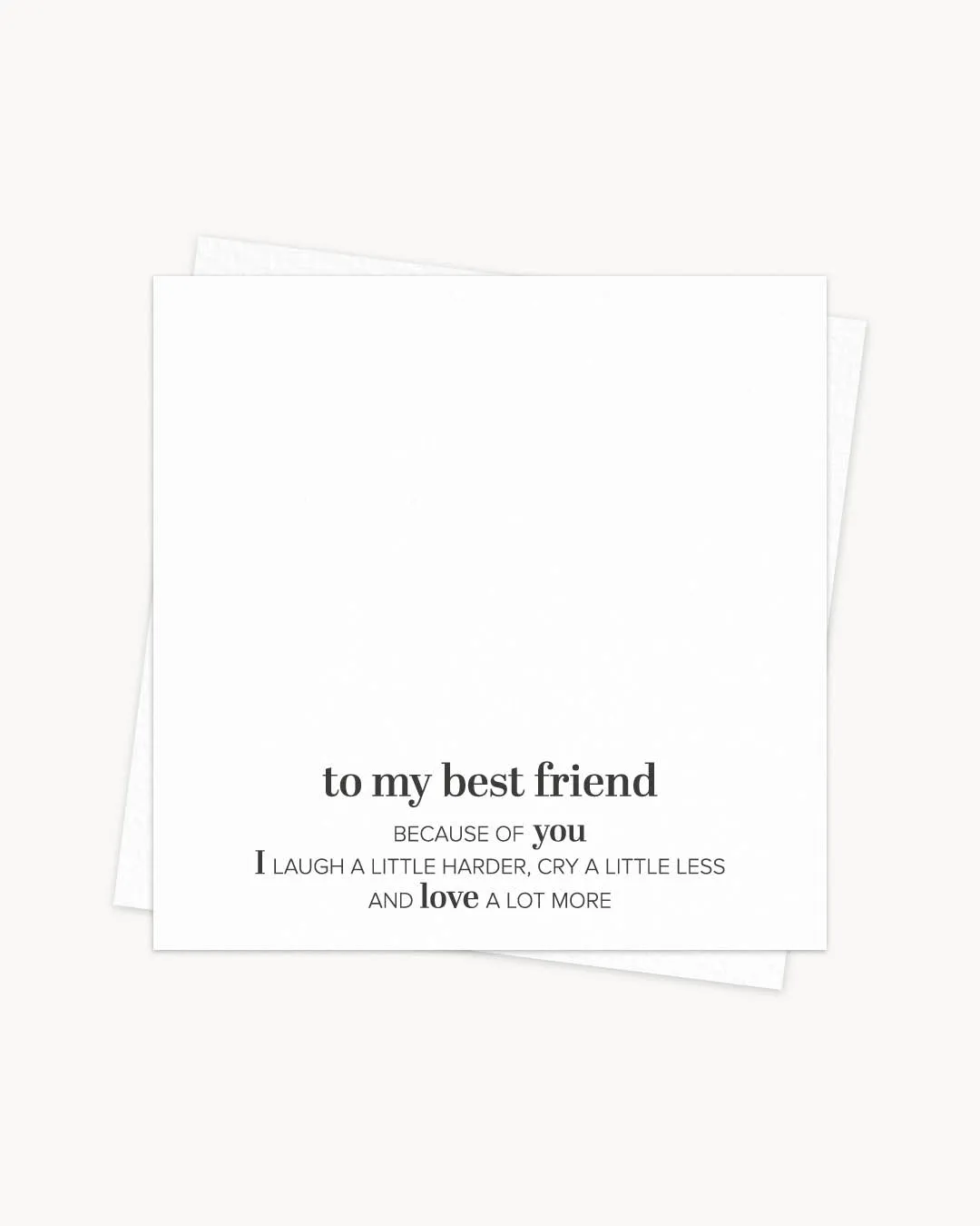 Best Friend Gift Card