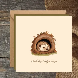 Birthday Hedge-Hugs Card