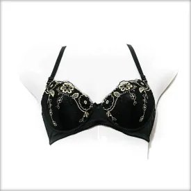 Black Underwired Single Padded Bra