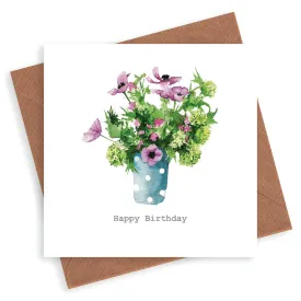 Briar Rose Birthday Greeting Card