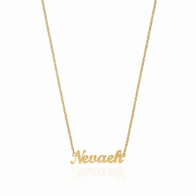 Customised Name Pendant Chain - (Font 8)