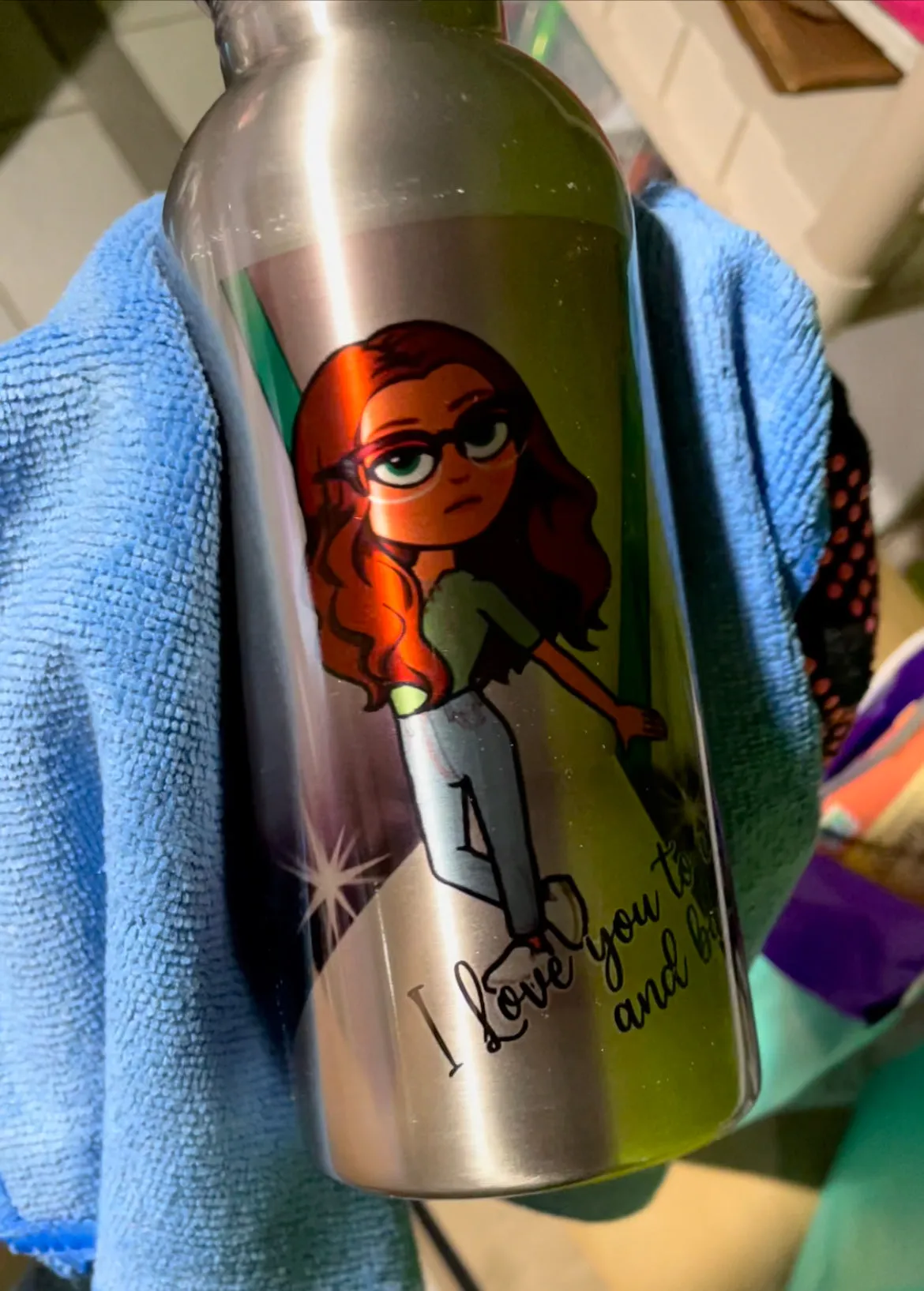 Customizable water bottle