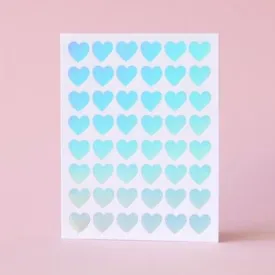 Foil Hearts Card