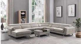 Gamma Leather Sectional