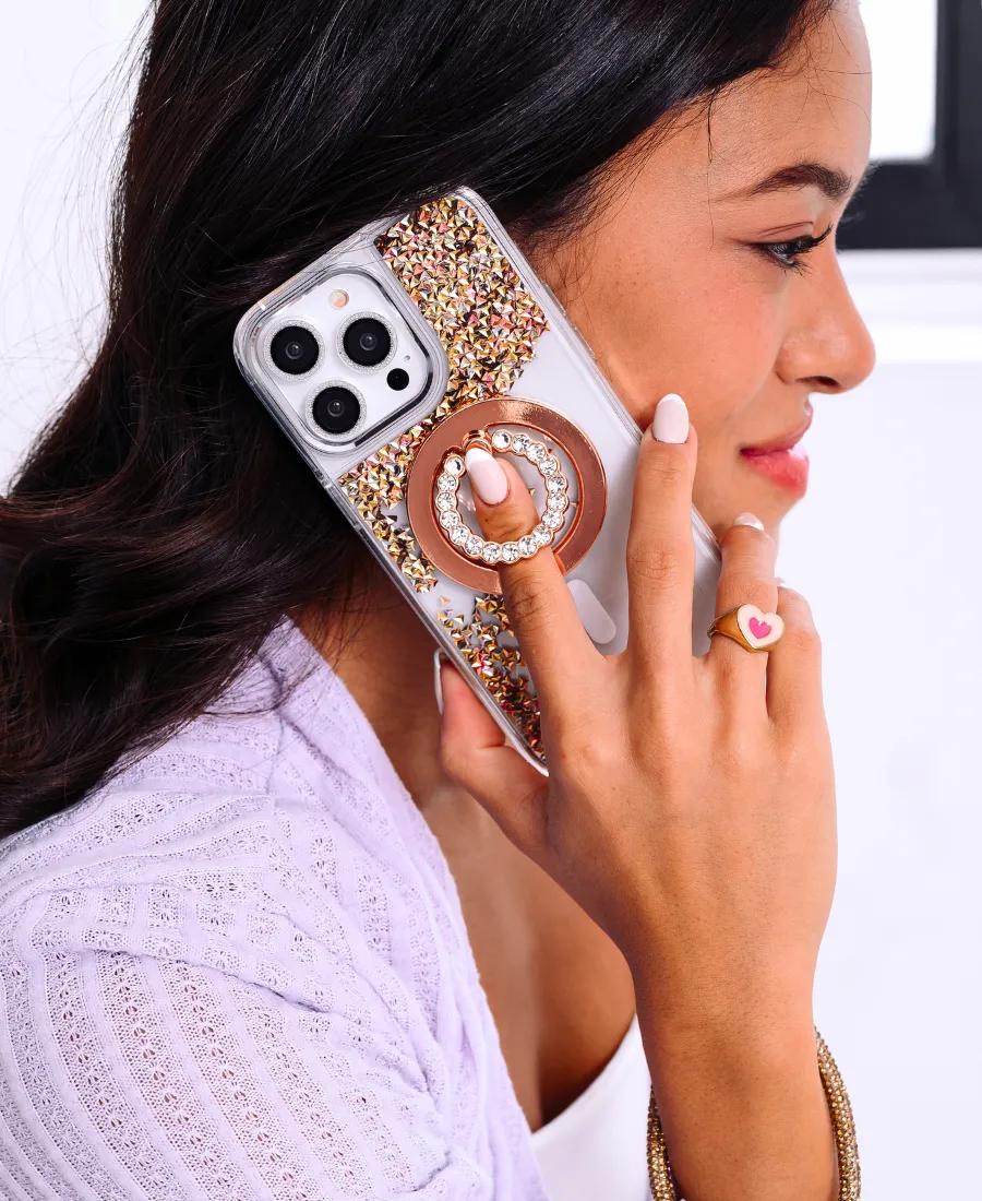 Gold Prism Glitter MagSafe Phone Case