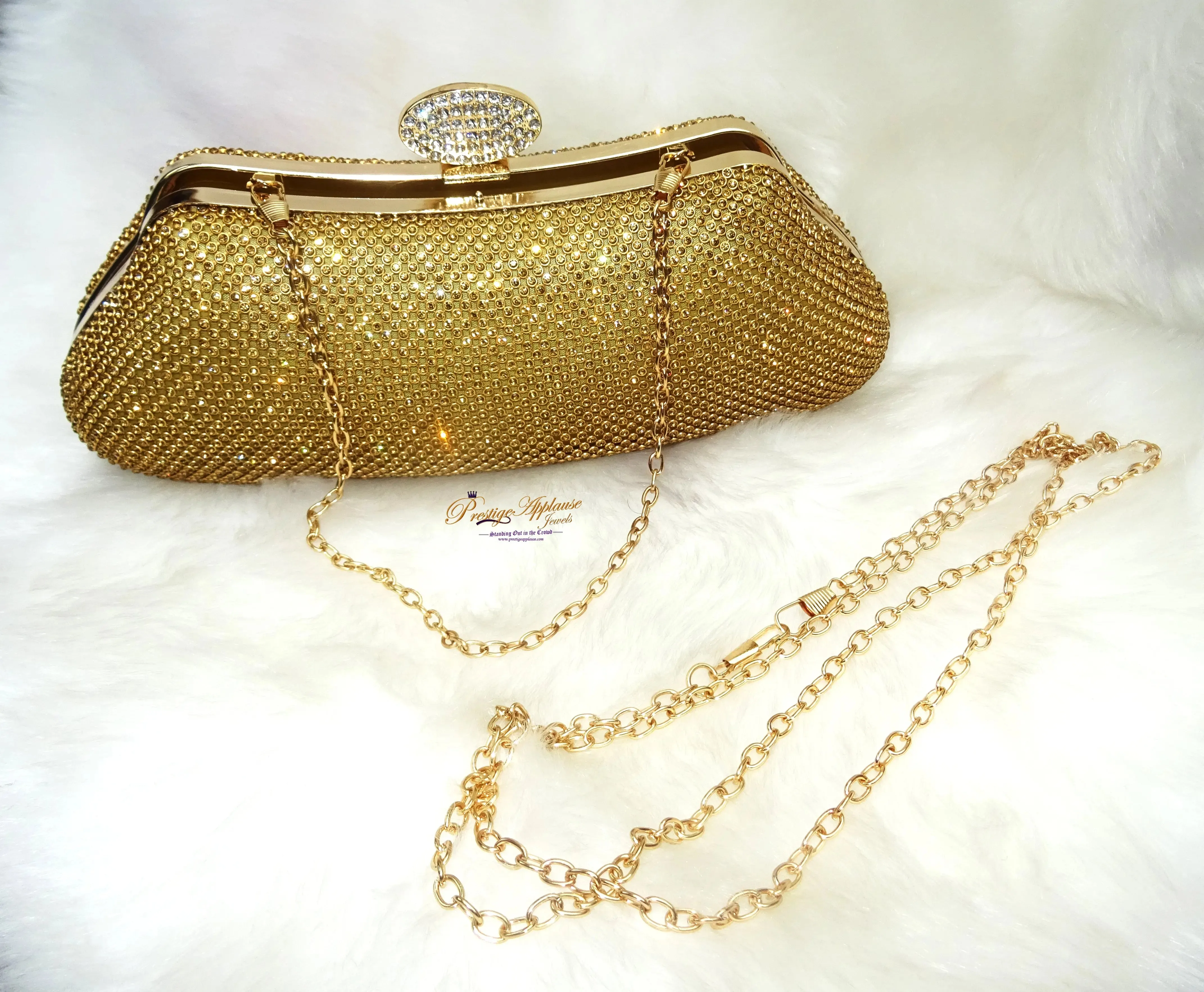 Gold Silver Crystal Diamante Shaped Evening Party Cocktail Clutch Purse handbag