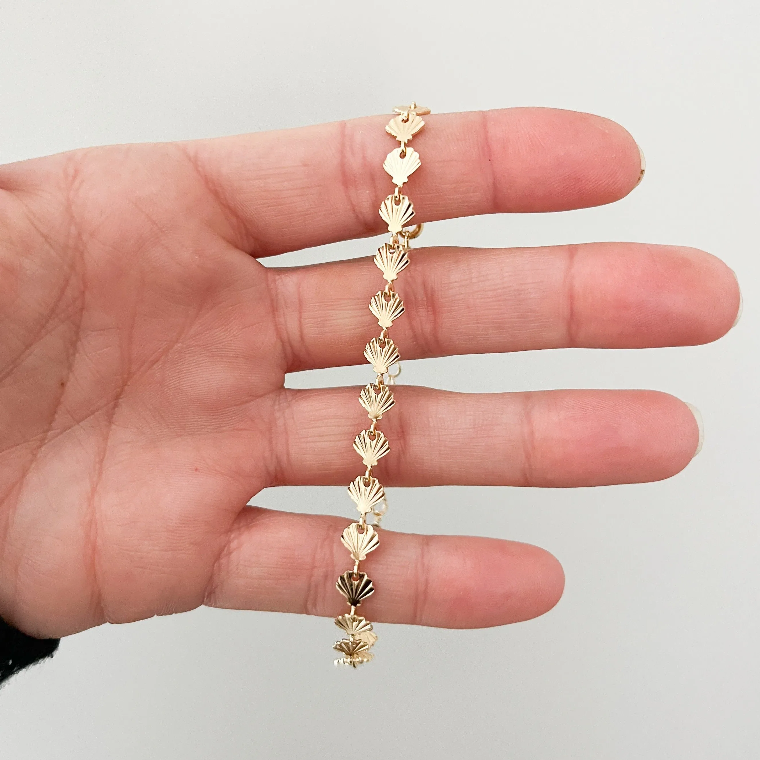 Golden Seashell Bracelet