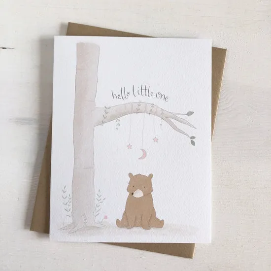 Greeting Card -  Hello Little One