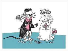 Greeting Card The Muddler and Fuzzy Wedding