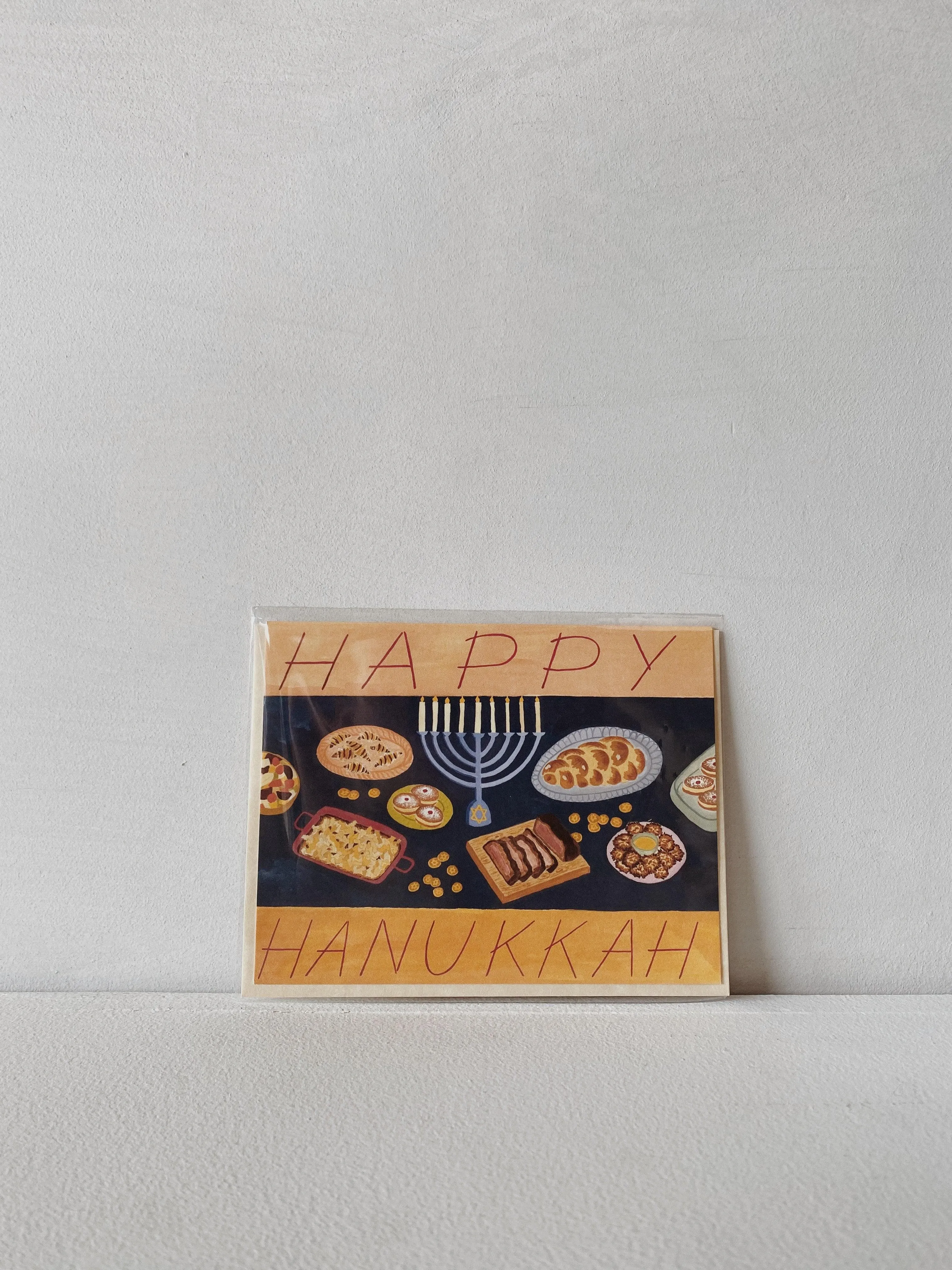 hanukkah feast card