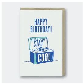 Happy Birthday Cooler Greeting Card