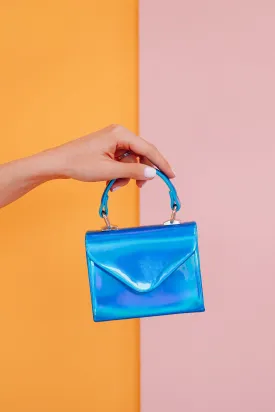 Hold My Gloss Mini Bag - Blue