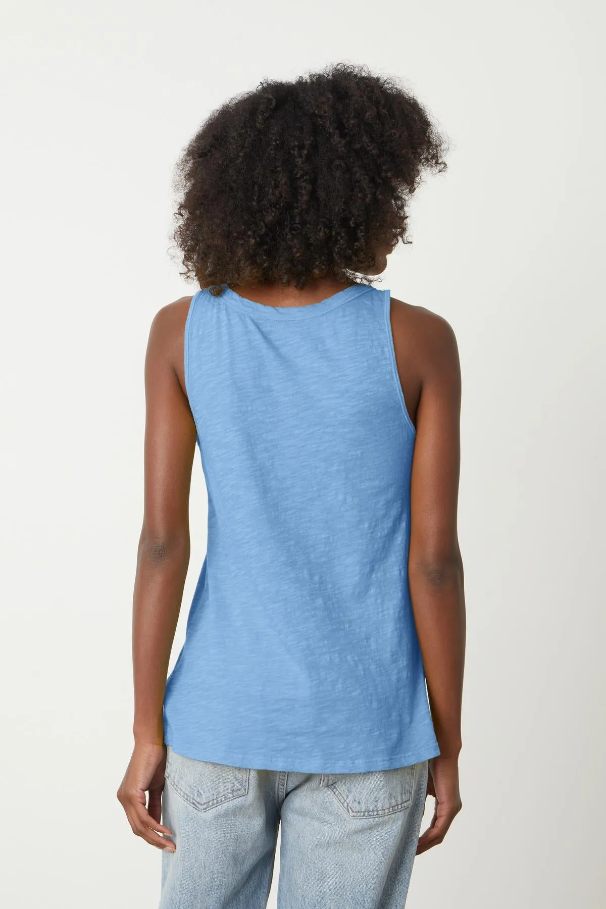 JOY ORIGINAL SLUB SCOOP NECK TANK