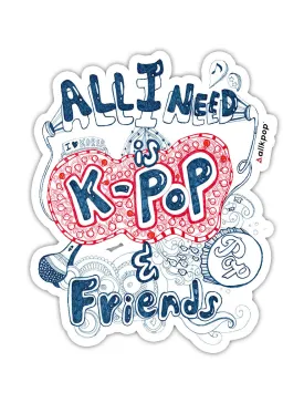 K-POP & Friends Sticker