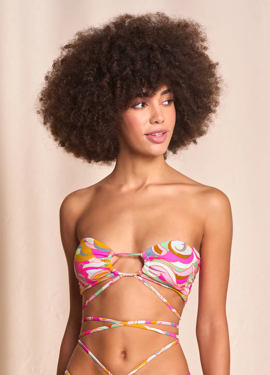 Maaji Bellini Key Strapless Bandeau Bikini Top