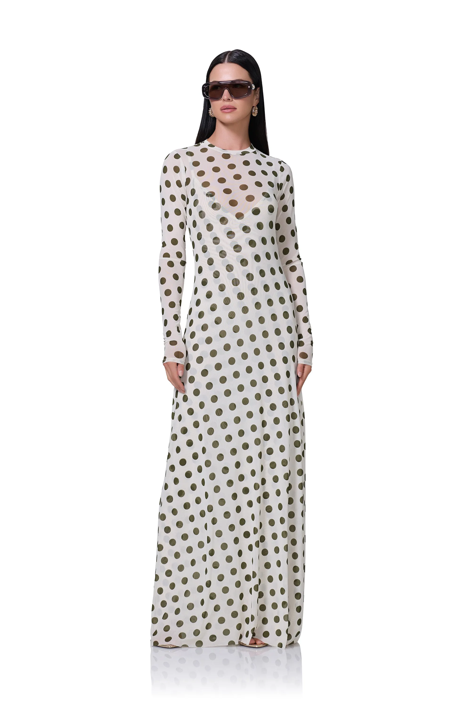 Paola Dress - Birch Dot