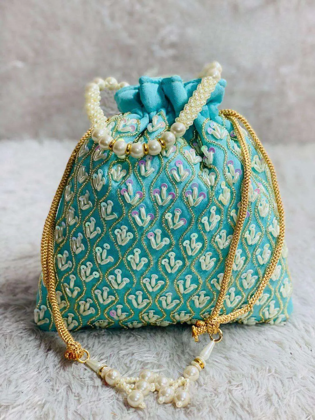 Peora Embroidered Potli Bags